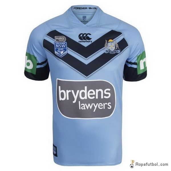 Camiseta Rugby NSW Blues Replica Primera Ropa 2018 Azul